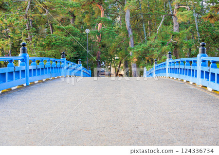 天橋立的天橋 124336734