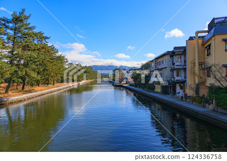 View of Miyazu Bay from Kaisenkyo Bridge 124336758