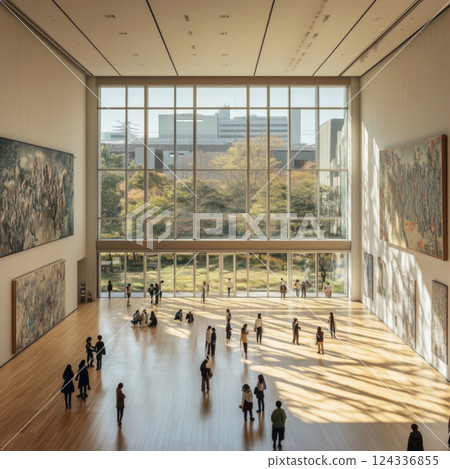 大空間裡的人們 124336855