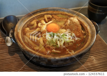  Miso stew udon 124337611