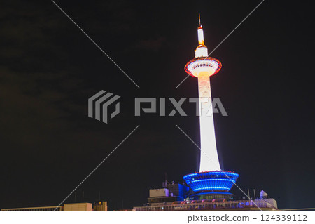 【京都站燈飾】華麗的京都塔 124339112