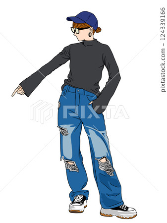 女性全身 女性全身 124339166