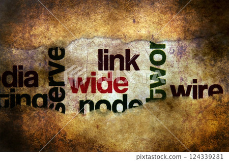 Link grunge concept Link grunge concept 124339281