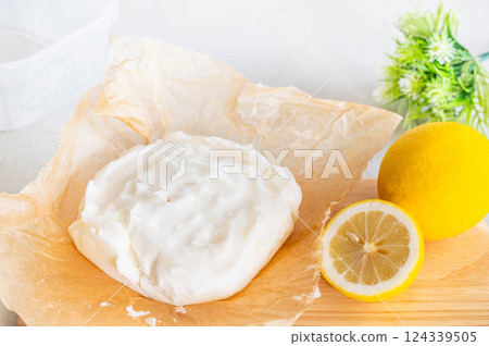 Chewy rice flour yogurt steamed bread Chewy rice flour yogurt steamed bread 124339505