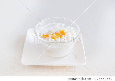 Dried Mango pickled in yogurt Dried Mango pickled in yogurt 124339539