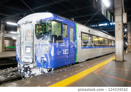 Okhotsk Express at Sapporo Station 124339582