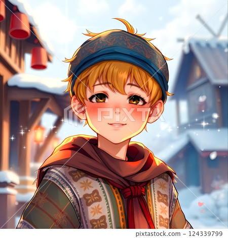 [俄羅斯男孩2]雅庫茨克，冬天來臨的早晨 124339799