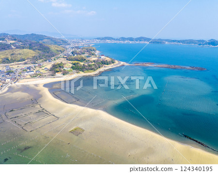 東羽津海岸的連島沙洲現象（愛知縣西尾市） 124340195