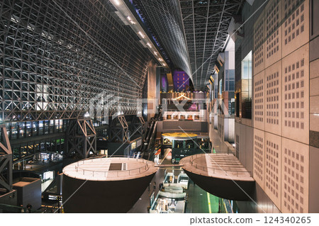 [Kyoto Station Illumination] Kyoto Station at night 124340265