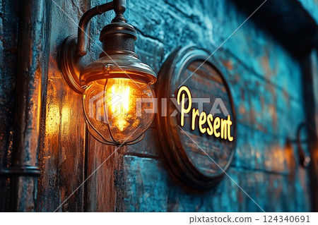 Antique style sign 124340691