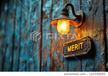 Antique style sign Antique style sign 124340695