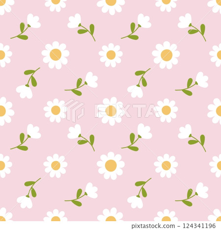 Flowers Seamless backgroud  124341196
