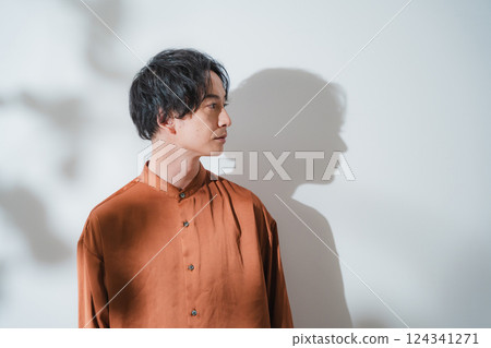 Refreshing male portrait 124341271