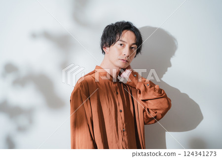 Refreshing male portrait 124341273