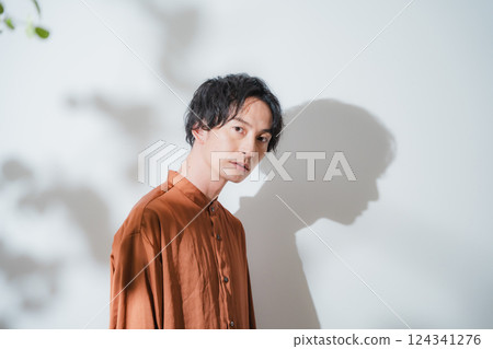 Refreshing male portrait 124341276