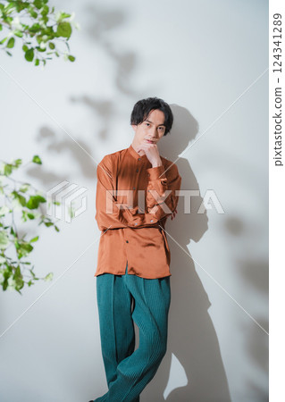 Refreshing male portrait 124341289