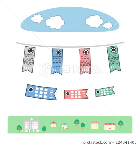 鯉魚旗插圖集 124341403