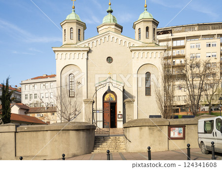 The Ascension Orthodox Church in Belgrade, Serbia 124341608