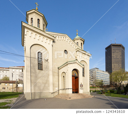 The Ascension Orthodox Church in Belgrade, Serbia The Ascension Orthodox Church in Belgrade, Serbia 124341610