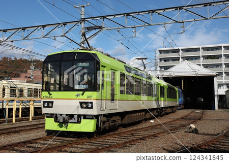 Eizan Electric Railway 900 series train Eizan Electric Railway 900 series train 124341845