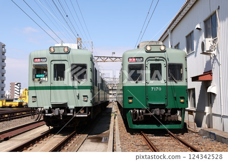 Nankai Electric Railway 2200 series and 7100 series trains Nankai Electric Railway 2200 series and 7100 series trains 124342528
