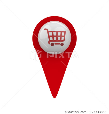 Red Shop char map icon Red Shop char map icon 124343338