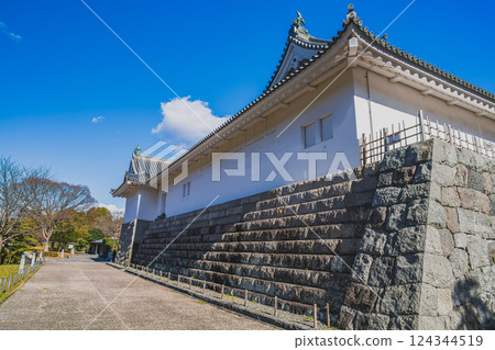 靜岡市(靜岡縣)駿府城公園辰巳塔的秋景 靜岡市(靜岡縣)駿府城公園辰巳塔的秋景 124344519