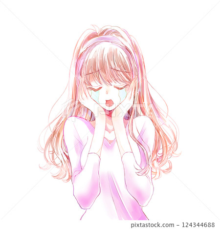 Woman crying Woman crying 124344688