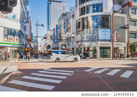 Winter cityscape of Shizuoka City (Shizuoka Prefecture) Winter cityscape of Shizuoka City (Shizuoka Prefecture) 124345014