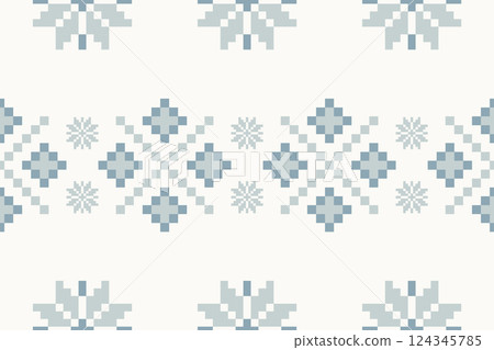 ethnic pattern texture design background print abstract seamless vector textile. ethnic style illustration graphic fabric ornament geometric decorative decoration art wallpaper. ethnic art floral. 124345785
