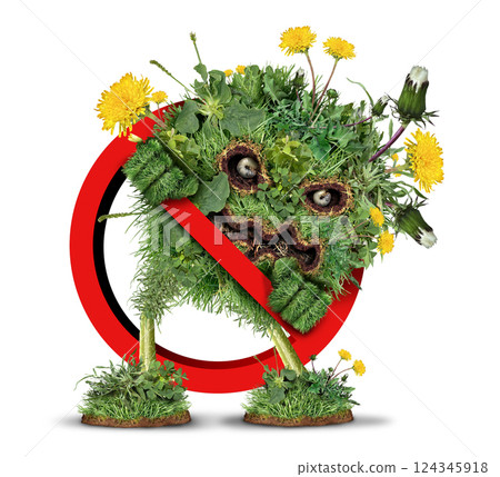 Garden Weeds Monster Symbol 124345918