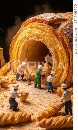 Giant Croissant Adventure 124346799