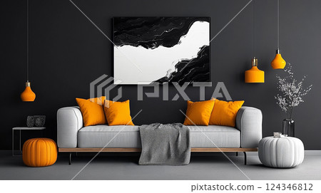 Modern Living Room Design 124346812