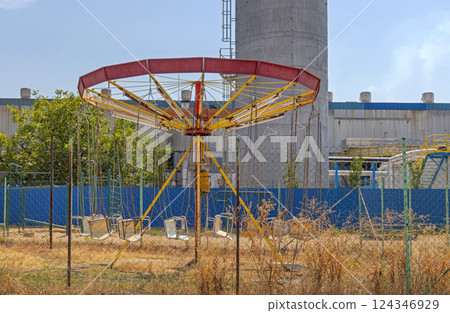 Old Abandon Carousel Old Abandon Carousel 124346929