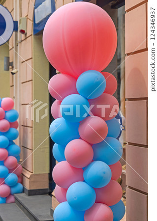 Balloons Swirl Shop Decoration Balloons Swirl Shop Decoration 124346937