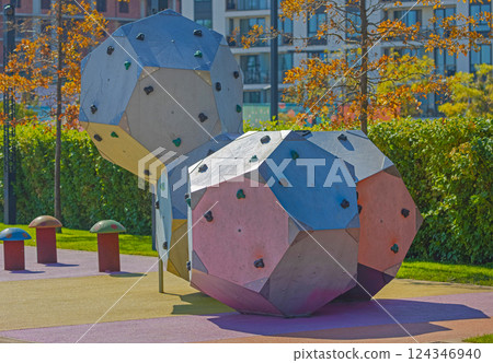 Climbing Structure Kids Playground 124346940