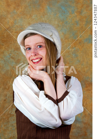 Winter girl 124347887