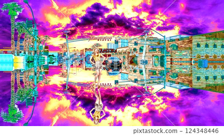 A mirror-reflected landscape of another dimension A mirror-reflected landscape of another dimension 124348446