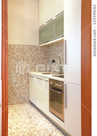 Contemporary kitchen detail Contemporary kitchen detail 124349262