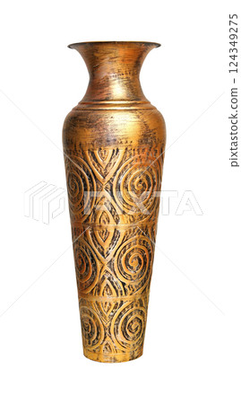 Ancient bronze vase 124349275