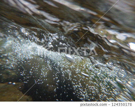 在湍急的河水中 124350178