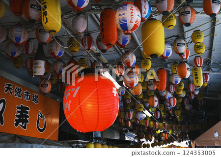 [Tenma] Scenery of Ura Tenma Lantern Street and Tenma Market 124353005