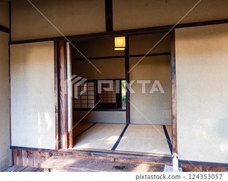 Traditional Japanese Houses: A quaint view of a samurai residence Traditional Japanese Houses: A quaint view of a samurai residence 124353057