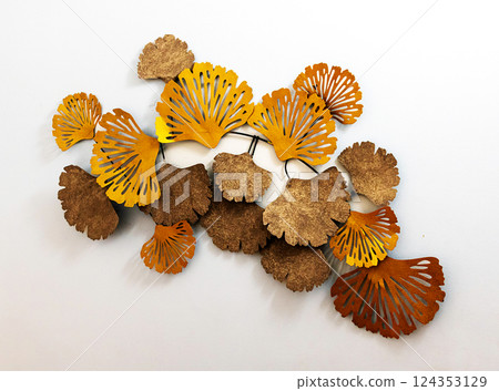 Gold decor isolated 124353129