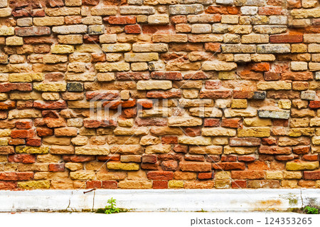 Brick wall pattern background Brick wall pattern background 124353265