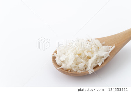 Close-up of raw breadcrumbs on a spoon Close-up of raw breadcrumbs on a spoon 124353331
