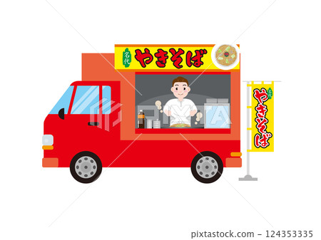 Kitchen car illustration 06 Kitchen car illustration 06 124353335