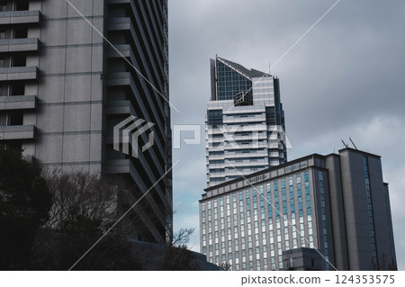 [大阪南港]港口地區的風景 124353575