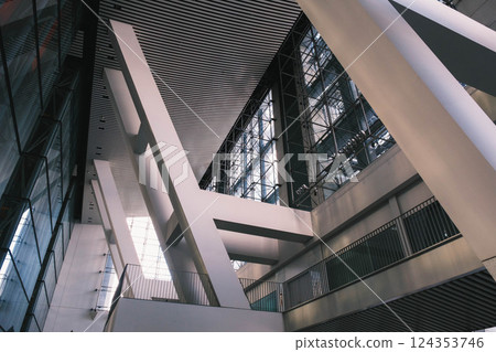 [Osaka Nanko] Modern building scenery 124353746