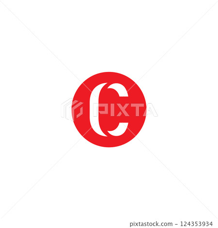 letter c logo template design 124353934